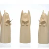 Schalling, crèche moderne Personnages De Crèche De Noël|3 Anges En Bois Pour Crèche De Noël, 12 Cm