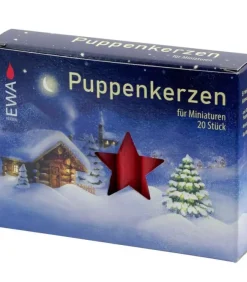 Ewa Kerzen, bougies de Noël et bougies de l'Avent Bougies Pour Manège De Noël Et Pyramide Allemande|20 Bougies Anniversaire, Puppenkerzen 10 Mm