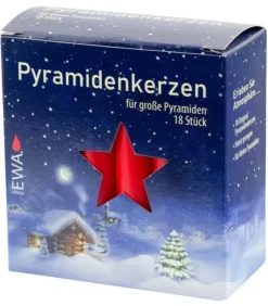 Ewa Kerzen, bougies de Noël et bougies de l'Avent Bougies Pour Manège De Noël Et Pyramide Allemande|18 Bougies De Noël Pour Pyramide, Pyramidenkerzen 17 Mm