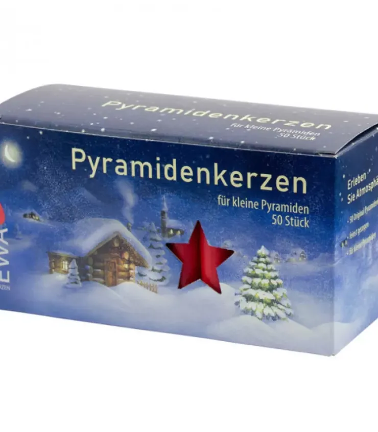 Ewa Kerzen, bougies de Noël et bougies de l'Avent Bougies Pour Manège De Noël Et Pyramide Allemande|50 Bougies De Noël Pour Pyramide, Pyramidenkerzen 14 Mm