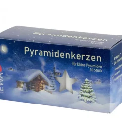 Ewa Kerzen, bougies de Noël et bougies de l'Avent Bougies Pour Manège De Noël Et Pyramide Allemande|50 Bougies De Noël Pour Pyramide, Pyramidenkerzen 14 Mm