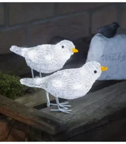 Konstsmide, guirlandes lumineuses de Noël Oiseaux Lumineux Et Animaux Lumineux|5 Oiseaux Lumineux A Led