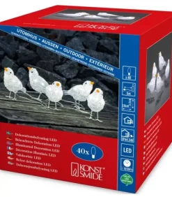 Konstsmide, guirlandes lumineuses de Noël Oiseaux Lumineux Et Animaux Lumineux|5 Oiseaux Lumineux A Led
