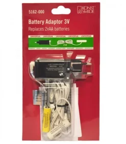 Konstsmide, guirlandes lumineuses de Noël Adaptateur Secteur Pour Articles Sur Piles|Adaptateur Secteur Pour Articles Sur Piles 2 X 1,5 V Aa