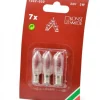 Konstsmide, guirlandes lumineuses de Noël Ampoules Guirlandes De Rechange|Ampoules 34V 3W Pour Chandelier 7 Lampes - Konstsmide 1042-030