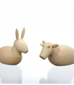 Schalling, crèche moderne Personnages De Crèche De Noël|Animaux Pour Crèche De Noël, L'Ane Et Le Boeuf, 8 Cm