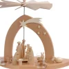 Schalling, crèche moderne Pyramides De Noël Allemandes|Arche Pyramide Moderne De Noël En Bois D'Aulne