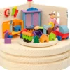 Graupner, décoration de sapin de Noël, Déco Noël enfant Boite A Musique Noël|Boite A Musique En Bois, Maman Et Ses 2 Enfants
