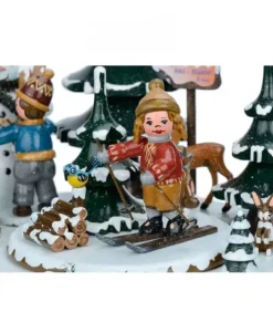 Hubrig, figurines pour enfant Boite A Musique Noël|Boite A Musique Noël, Jeux D'Enfants Dans LÀ Neige
