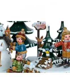 Hubrig, figurines pour enfant Boite A Musique Noël|Boite A Musique Noël, Jeux D'Enfants Dans LÀ Neige
