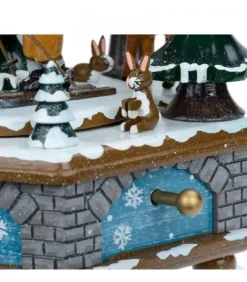 Hubrig, figurines pour enfant Boite A Musique Noël|Boite A Musique Noël, Jeux D'Enfants Dans LÀ Neige