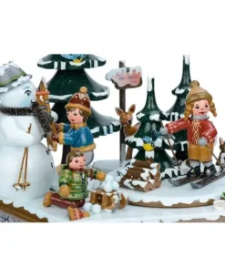 Hubrig, figurines pour enfant Boite A Musique Noël|Boite A Musique Noël, Jeux D'Enfants Dans LÀ Neige