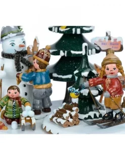Hubrig, figurines pour enfant Boite A Musique Noël|Boite A Musique Noël, Jeux D'Enfants Dans LÀ Neige