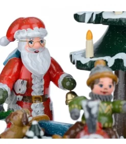 Hubrig, figurines pour enfant Boite A Musique Noël|Boite A Musique Noël, Veillee Autour Du Sapin