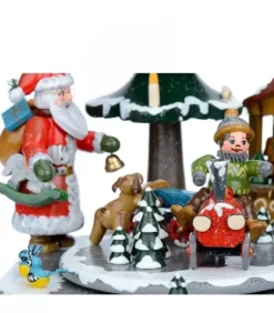Hubrig, figurines pour enfant Boite A Musique Noël|Boite A Musique Noël, Veillee Autour Du Sapin