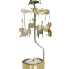 Pluto Produkter, déco de Noël Scandinave Bougeoirs Carrousels Photophore De Noël|Bougeoir Carrousel Famille Chats Dores