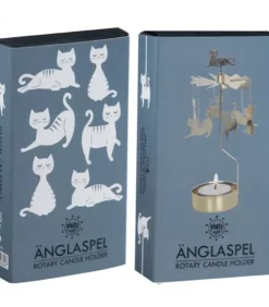 Pluto Produkter, déco de Noël Scandinave Bougeoirs Carrousels Photophore De Noël|Bougeoir Carrousel Famille Chats Dores