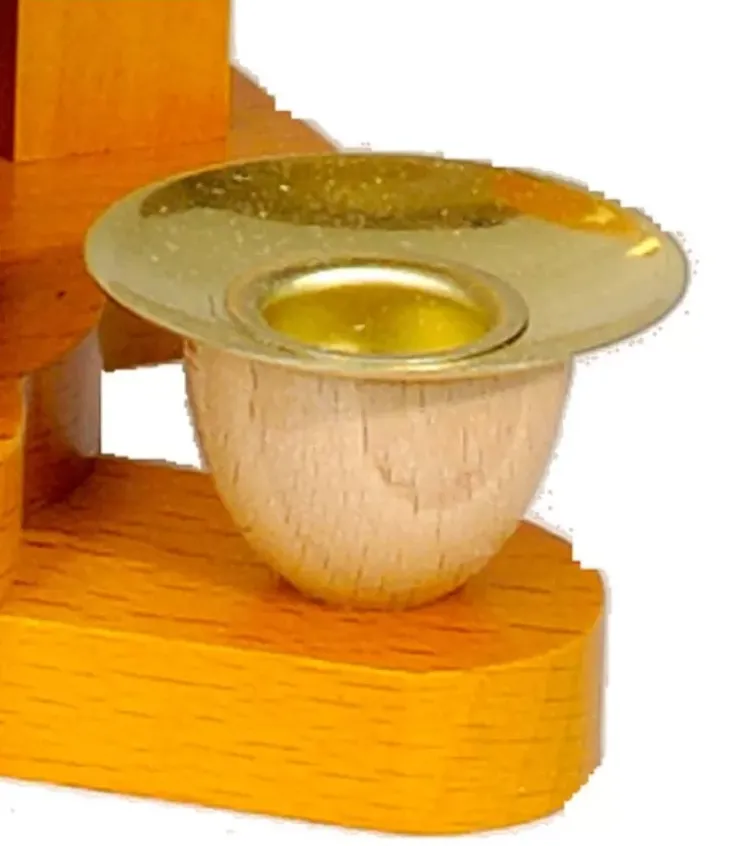 Richard Glasser, Pyramides de Noël allemandes Pièces De Rechanges Pour Pyramides Et Carillons|Bougeoir De Rechange En Laiton Pour Pyramide A Bougies 14 Mm