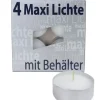 Ewa Kerzen, bougies de Noël et bougies de l'Avent Bougies Chauffe-Plats Pour Photophore De Noël|Bougie Chauffe-Plat X 4