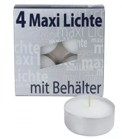Ewa Kerzen, bougies de Noël et bougies de l'Avent Bougies Chauffe-Plats Pour Photophore De Noël|Bougie Chauffe-Plat X 4