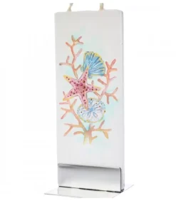 Flatyz, bougie décorative scandinave Bougies Décoratives|Bougie Déco Marine, Etoile De Mer Et Coquillages