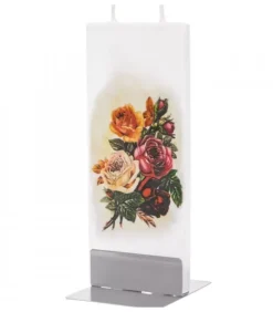 Flatyz, bougie décorative scandinave Bougies Décoratives|Bougie Décorative Bouquet De Roses