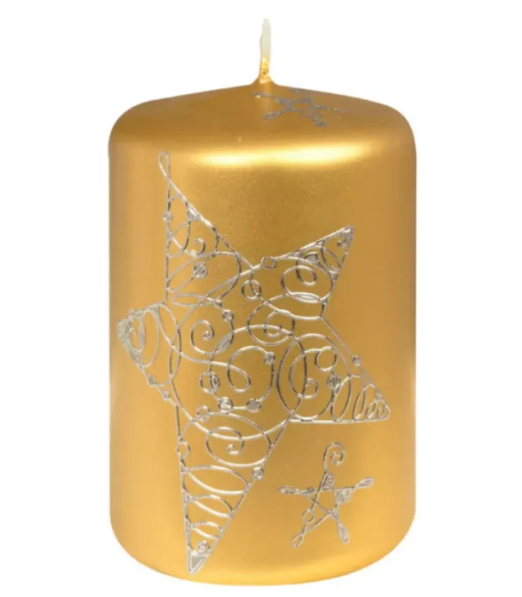 Ewa Kerzen, bougies de Noël et bougies de l'Avent Bougies Décoratives|Bougie Décorative De Noël Avec Etoile, 9 Cm