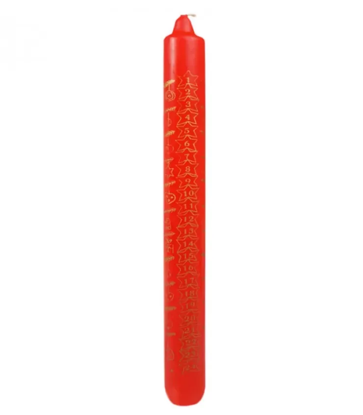 Ewa Kerzen, bougies de Noël et bougies de l'Avent Bougies De L'Avent|Bougie De L'Avent Graduee, 25 Cm