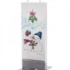 Flatyz, bougie décorative scandinave Bougies Décoratives|Bougie De Noël Couple Bonhomme De Neige