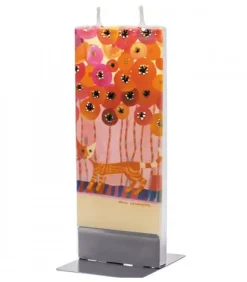 Flatyz, bougie décorative scandinave Bougies Décoratives|Bougie Design Rosina Wachtmeister, Chat Dans Les Fleurs