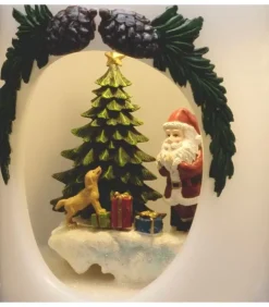 Konstsmide, guirlandes lumineuses de Noël Père Noël Lumineux|Bougie Led Père Noël Avec Petit Chien
