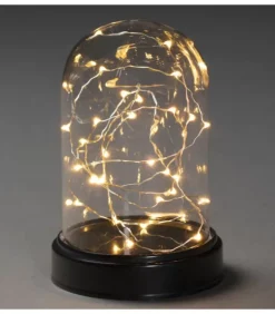 Konstsmide, guirlandes lumineuses de Noël Guirlande Lumineuse Intérieure À Led|Boule En Verre Lumineuse Décorative A Led, 17 Cm