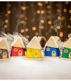 Hubrig, figurines pour enfant Bonhommes Fumeurs D'Encens Allemand|Brule-Encens Maison Verte