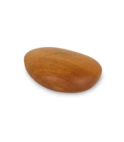 Waldfabrik, photophore en bois et étoile sapin de Noël Objet Déco Bois|Caillou En Bois Poli Teinte, 5,5 Cm