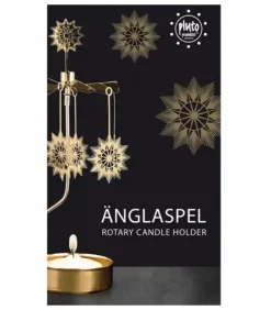 Pluto Produkter, déco de Noël Scandinave Bougeoirs Carrousels Photophore De Noël|Carrousel De Noël Motif Etoiles