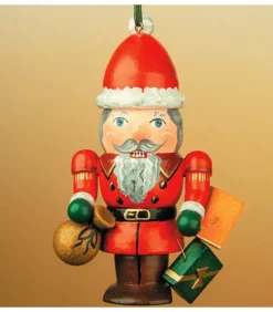 Hubrig, figurines pour enfant Déco Sapin De Noël Vintage|Casse-Noisette En Bois Père Noël. Déco Sapin Traditionnelle Allemande
