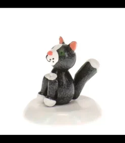 Hubrig, figurines pour enfant Village De Noël Miniature|Chat Noir , Village De Noël Miniature