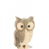 Waldfabrik, photophore en bois et étoile sapin de Noël Chouettes Et Hiboux En Bois|Chouette Hulotte En Bois, 6 Cm