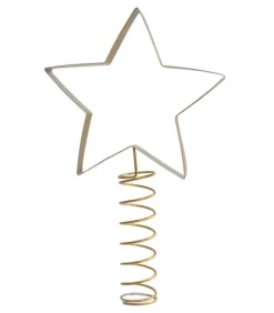 Pluto Produkter, déco de Noël Scandinave Déco De Noël Scandinave|Cimier De Sapin Etoile Dore