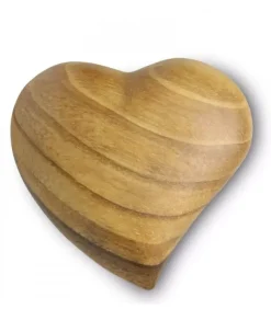Waldfabrik, photophore en bois et étoile sapin de Noël Coeur En Bois|Coeur En Bois Asymetrique, 5 Cm