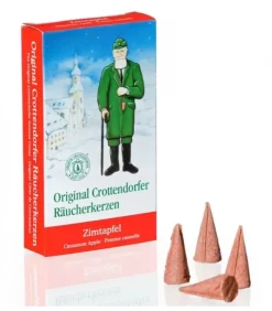 Crottendorf, cones d'encens Cones D'Encens Pour Personnages Fumeurs|Cone D'Encens Senteur Cannelle Pomme