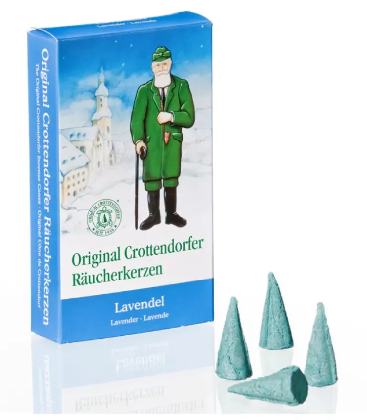 Crottendorf, cones d'encens Cones D'Encens Pour Personnages Fumeurs|Cone D'Encens Senteur Lavande