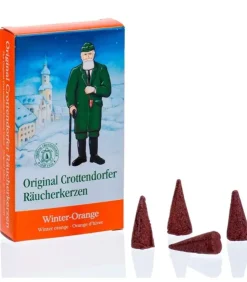 Crottendorf, cones d'encens Cones D'Encens Pour Personnages Fumeurs|Cone D'Encens Senteur Orange De Noël