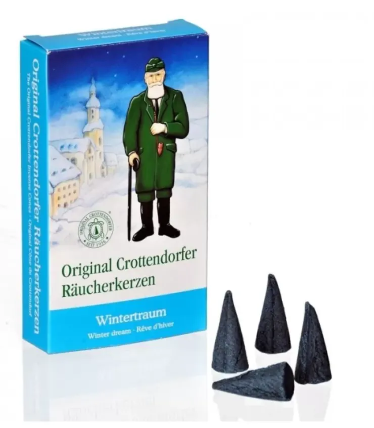 Crottendorf, cones d'encens Cones D'Encens Pour Personnages Fumeurs|Cone D'Encens Senteur Reve D'Hiver