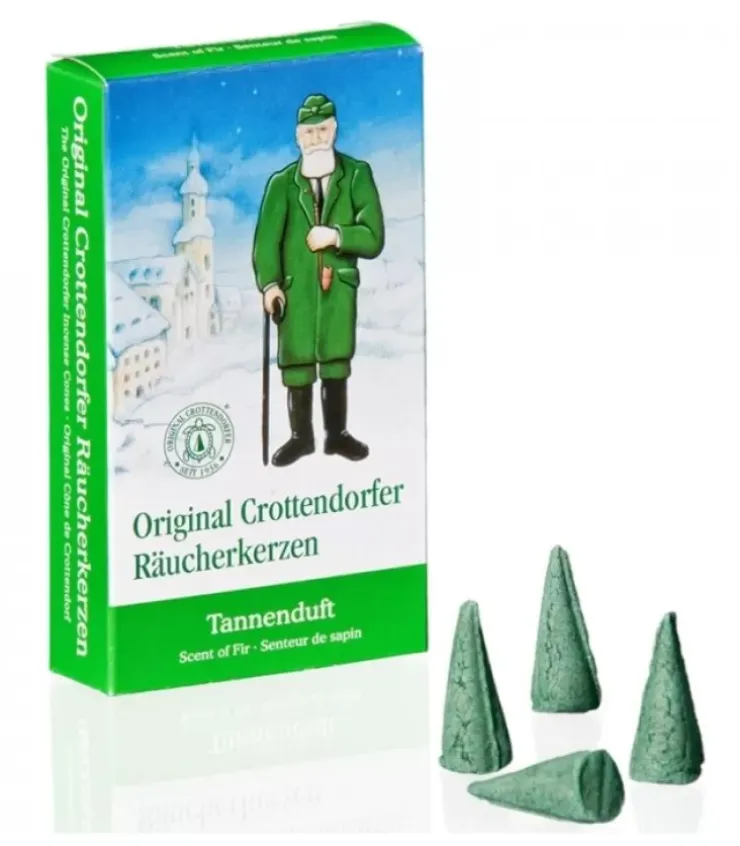 Crottendorf, cones d'encens Cones D'Encens Pour Personnages Fumeurs|Cone D'Encens Senteur Sapin