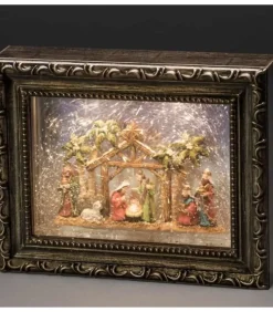 Konstsmide, guirlandes lumineuses de Noël Crèche De Noël Lumineuse|Crèche De Noël Lumineuse, Effet Neige