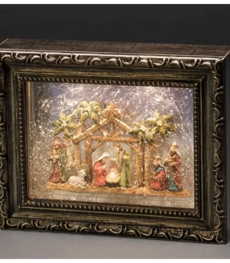 Konstsmide, guirlandes lumineuses de Noël Crèche De Noël Lumineuse|Crèche De Noël Lumineuse, Effet Neige