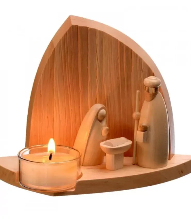 Schalling, crèche moderne Crèche De Noël Moderne|Crèche De Noël Moderne Avec Bougeoir