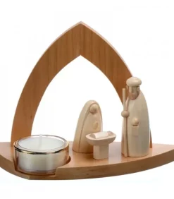 Schalling, crèche moderne Crèche De Noël Moderne|Crèche Design Avec Bougeoir