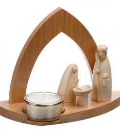 Schalling, crèche moderne Crèche De Noël Moderne|Crèche Design Avec Bougeoir